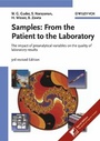 Cover: Samples: From the Patient to the Laboratory - Wiley-VCH