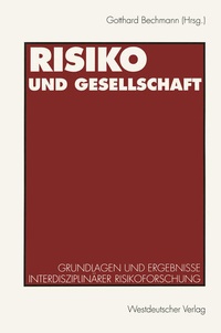 Enlarge image Cover: Risiko und Gesellschaft - VS Verlag für Sozialwissenschaften