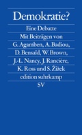 Cover: Demokratie? - Suhrkamp