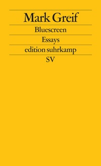 Enlarge image Cover: Bluescreen - Suhrkamp