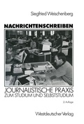 Cover: Nachrichtenschreiben - VS Verlag f&uuml;r Sozialwissenschaften