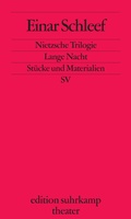 Cover: Nietzsche Trilogie. Lange Nacht - Suhrkamp