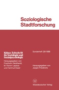 Cover: Soziologische Stadtforschung - VS Verlag f&uuml;r Sozialwissenschaften