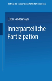 Abbildung von: Innerparteiliche Partizipation - VS Verlag für Sozialwissenschaften