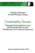 Cover: Umk&auml;mpftes Terrain - VS Verlag f&uuml;r Sozialwissenschaften
