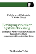 Bild: Beteiligungsorientierte Systementwicklung - VS Verlag f&uuml;r Sozialwissenschaften