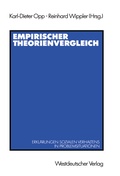 Cover: Empirischer Theorienvergleich - VS Verlag f&uuml;r Sozialwissenschaften