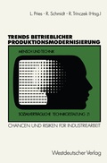 Cover: Trends betrieblicher Produktionsmodernisierung - VS Verlag f&uuml;r Sozialwissenschaften