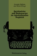 Cover: Sprichw&ouml;rter und Redensarten im interkulturellen Vergleich - VS Verlag f&uuml;r Sozialwissenschaften