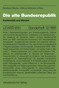 Cover: Die alte Bundesrepublik - VS Verlag f&uuml;r Sozialwissenschaften