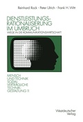 Cover: Dienstleistungsrationalisierung im Umbruch - VS Verlag f&uuml;r Sozialwissenschaften