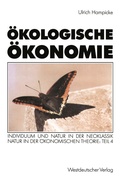Cover: &Ouml;kologische &Ouml;konomie - VS Verlag f&uuml;r Sozialwissenschaften