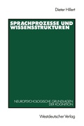 Cover: Sprachprozesse und Wissensstrukturen - VS Verlag f&uuml;r Sozialwissenschaften
