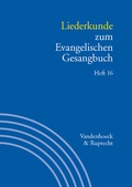 Cover: Liederkunde zum Evangelischen Gesangbuch. Heft 16 - Vandenhoeck & Ruprecht