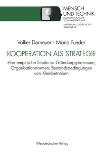 Abbildung von: Kooperation als Strategie - VS Verlag für Sozialwissenschaften