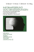 Cover: Informatisierung von Dienstleistungen - VS Verlag f&uuml;r Sozialwissenschaften