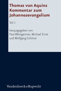 Cover: Thomas von Aquins Kommentar zum Johannesevangelium - Vandenhoeck & Ruprecht