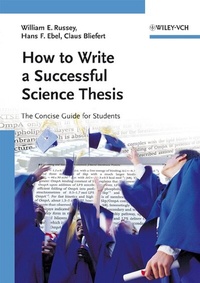Enlarge image Cover: How to Write a Successful Science Thesis - Wiley-VCH