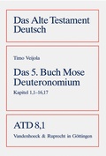 Cover: Das f&uuml;nfte Buch Mose (Deuteronomium) - Vandenhoeck & Ruprecht