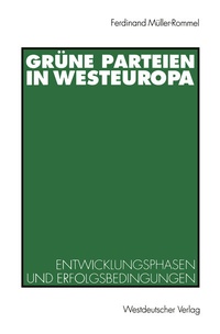 Enlarge image Cover: Grüne Parteien in Westeuropa - VS Verlag für Sozialwissenschaften