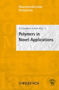 Cover: Polymers in Novel Applications - Wiley-VCH