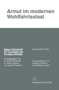 Cover: Armut im modernen Wohlfahrtsstaat - VS Verlag f&uuml;r Sozialwissenschaften