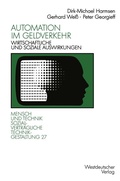 Cover: Automation im Geldverkehr - VS Verlag f&uuml;r Sozialwissenschaften