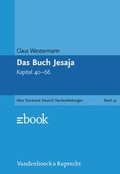 Cover: Das Buch Jesaja - Vandenhoeck & Ruprecht