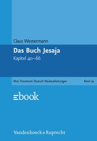 Enlarge image Cover: Das Buch Jesaja - Vandenhoeck & Ruprecht