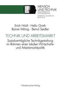 Enlarge image Cover: Technik und Arbeitsmarkt - VS Verlag für Sozialwissenschaften