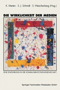 Cover: Die Wirklichkeit der Medien - VS Verlag f&uuml;r Sozialwissenschaften