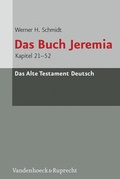 Cover: Das Buch Jeremia - Vandenhoeck & Ruprecht