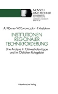 Cover: Institutionen regionaler Technikf&ouml;rderung - VS Verlag f&uuml;r Sozialwissenschaften
