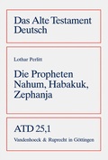 Cover: Die Propheten Nahum, Habakuk, Zephanja - Vandenhoeck & Ruprecht