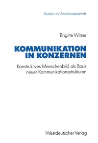 Abbildung von: Kommunikation in Konzernen - VS Verlag für Sozialwissenschaften