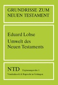 Cover: Umwelt des Neuen Testaments - Vandenhoeck & Ruprecht
