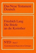 Cover: Die Briefe an die Korinther - Vandenhoeck & Ruprecht