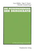 Cover: Die Modernisierung der Demokratie - VS Verlag f&uuml;r Sozialwissenschaften