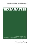 Cover: Textanalyse - VS Verlag f&uuml;r Sozialwissenschaften
