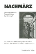 Cover: Nachm&auml;rz - VS Verlag f&uuml;r Sozialwissenschaften