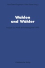 Cover: Wahlen und Wähler - VS Verlag für Sozialwissenschaften
