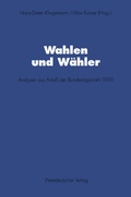 Cover: Wahlen und W&auml;hler - VS Verlag f&uuml;r Sozialwissenschaften