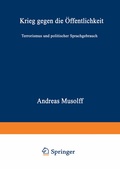 Cover: Krieg gegen die &Ouml;ffentlichkeit - VS Verlag f&uuml;r Sozialwissenschaften