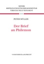 Cover: Der Brief an Philemon - Vandenhoeck & Ruprecht