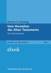Enlarge image Cover: Vom Verstehen des Alten Testaments - Vandenhoeck & Ruprecht