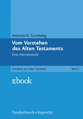 Cover: Vom Verstehen des Alten Testaments - Vandenhoeck & Ruprecht