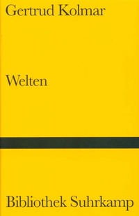 Enlarge image Cover: Welten - Suhrkamp