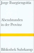 Cover: Abendstunden in der Provinz - Suhrkamp
