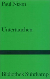 Abbildung von: Untertauchen - Suhrkamp