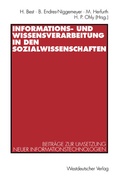 Cover: Informations- und Wissensverarbeitung in den Sozialwissenschaften - VS Verlag f&uuml;r Sozialwissenschaften